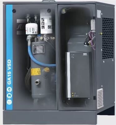 50 Hz Frequência GA Série GA15VSD de Atlas Tecnologia seca incorporada que oferece operação industrial estável e maior confiabilidade
