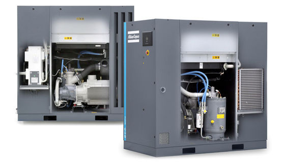 Alumínio ligado Óleo rotativo injetado Compressor de ar de parafuso Atlas Ga55